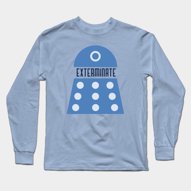 Dalek (blue) Long Sleeve T-Shirt by _Eleanore_